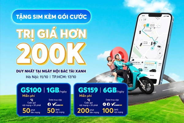 MobiFone đồng hành cùng Bác tài Xanh – Nhận SIM miễn phí, hưởng trọn ưu đãi cực “khủng”!
